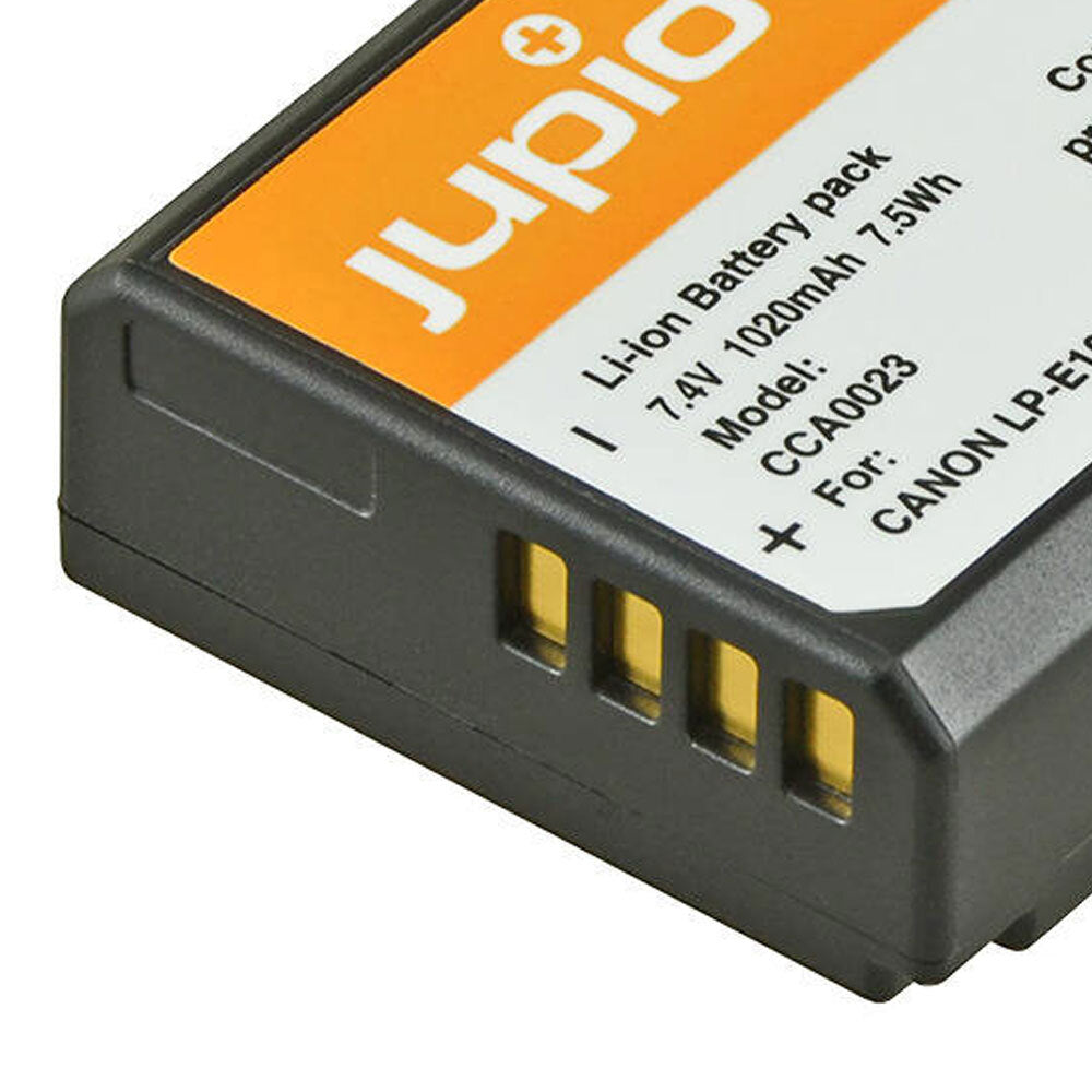 Jupio Li-Ion 7.4V 1020mAh Rechargeable Battery For Canon LP-E10 Camera