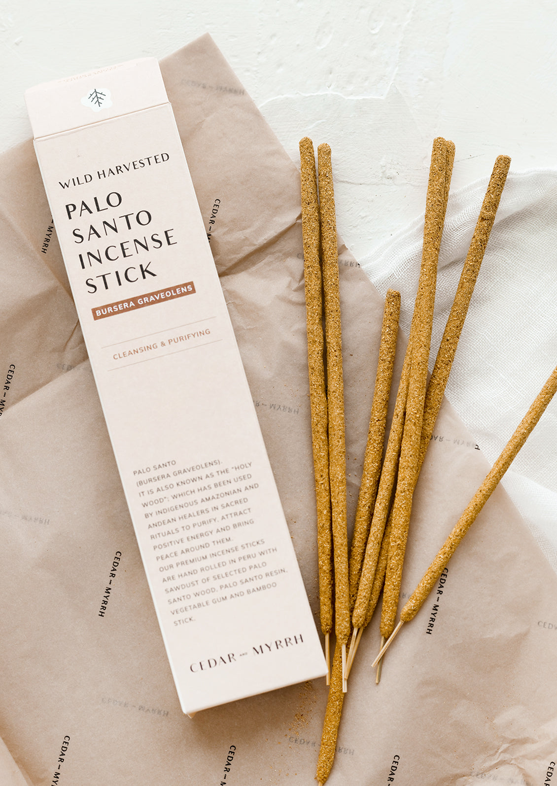 Cedar & Myrrh Rolled Incense