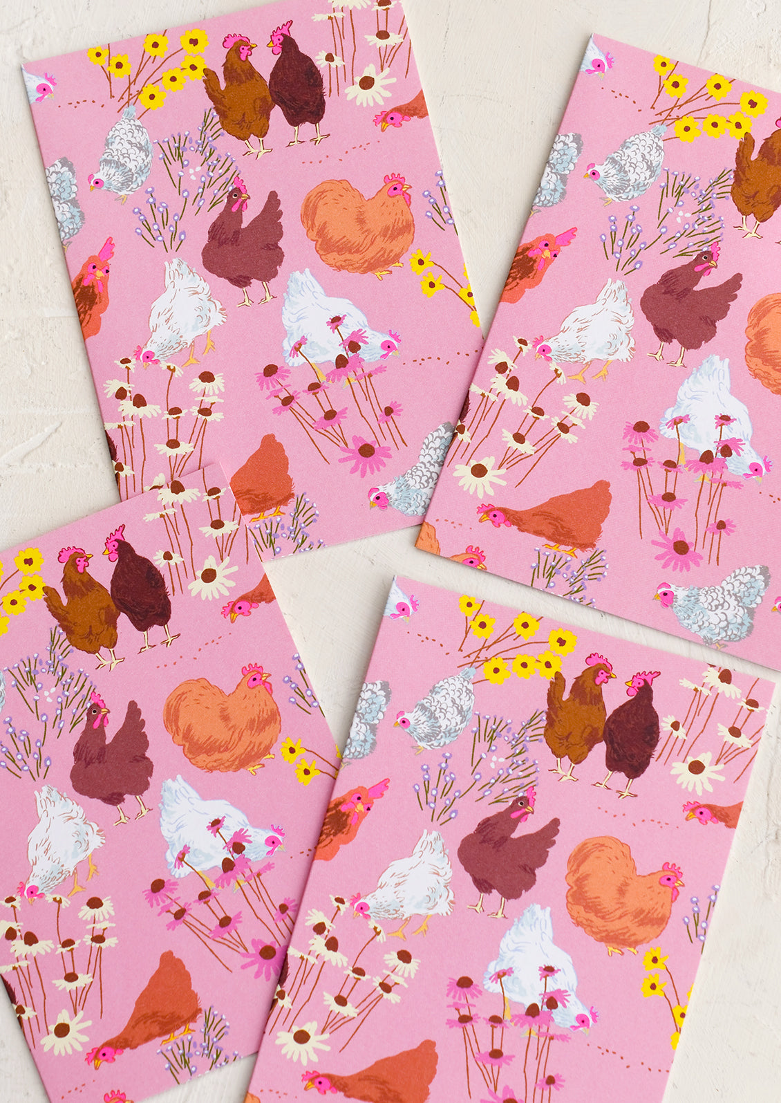 Garden Chickens Card Set