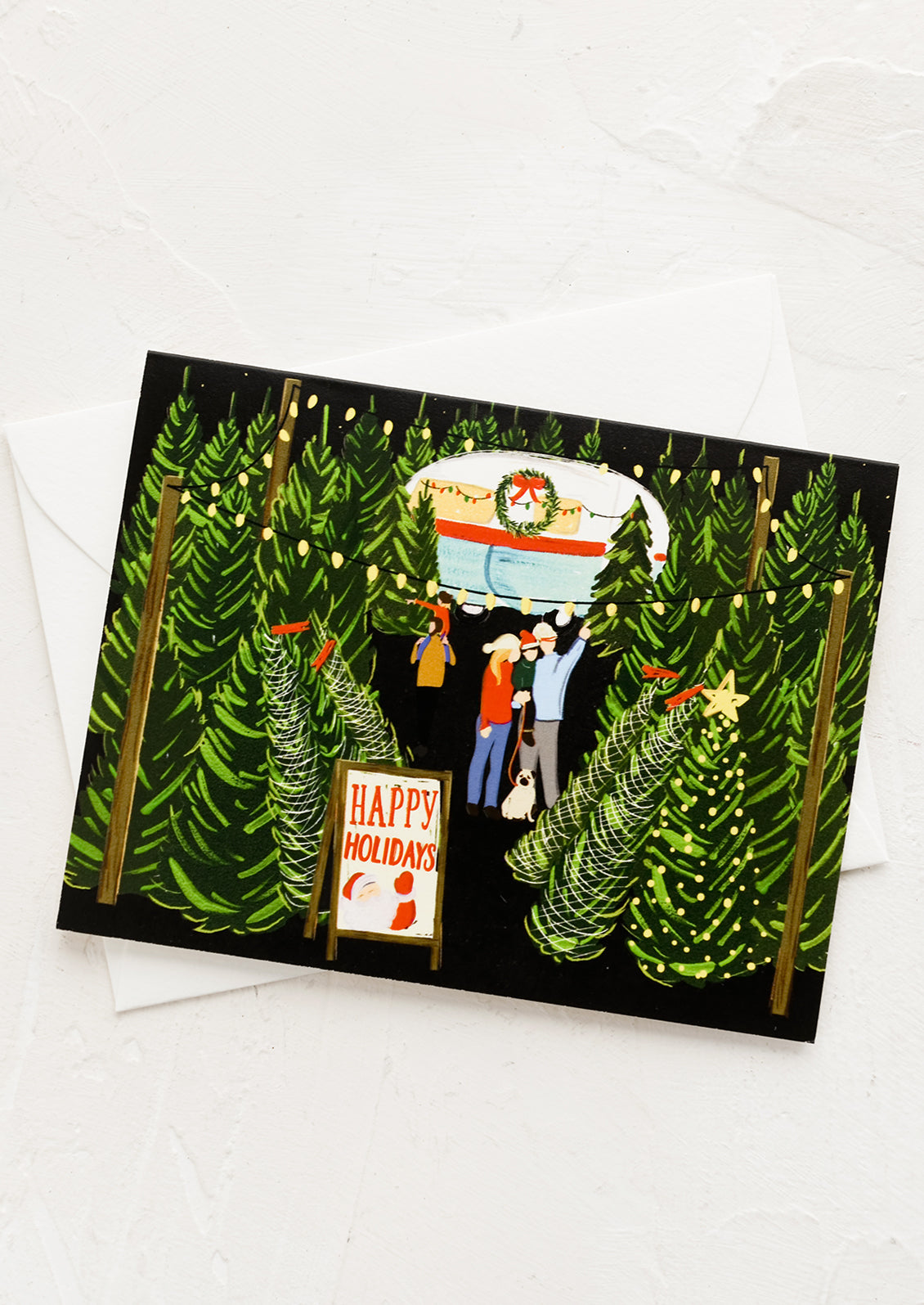 Christmas Tree Lot Card Set