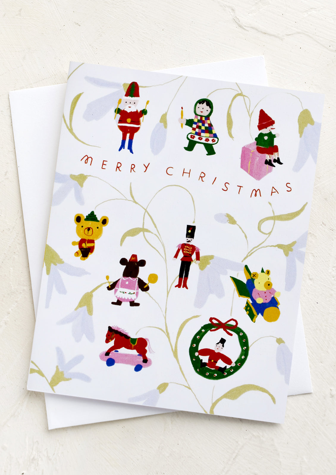 Holiday Ornaments Christmas Card