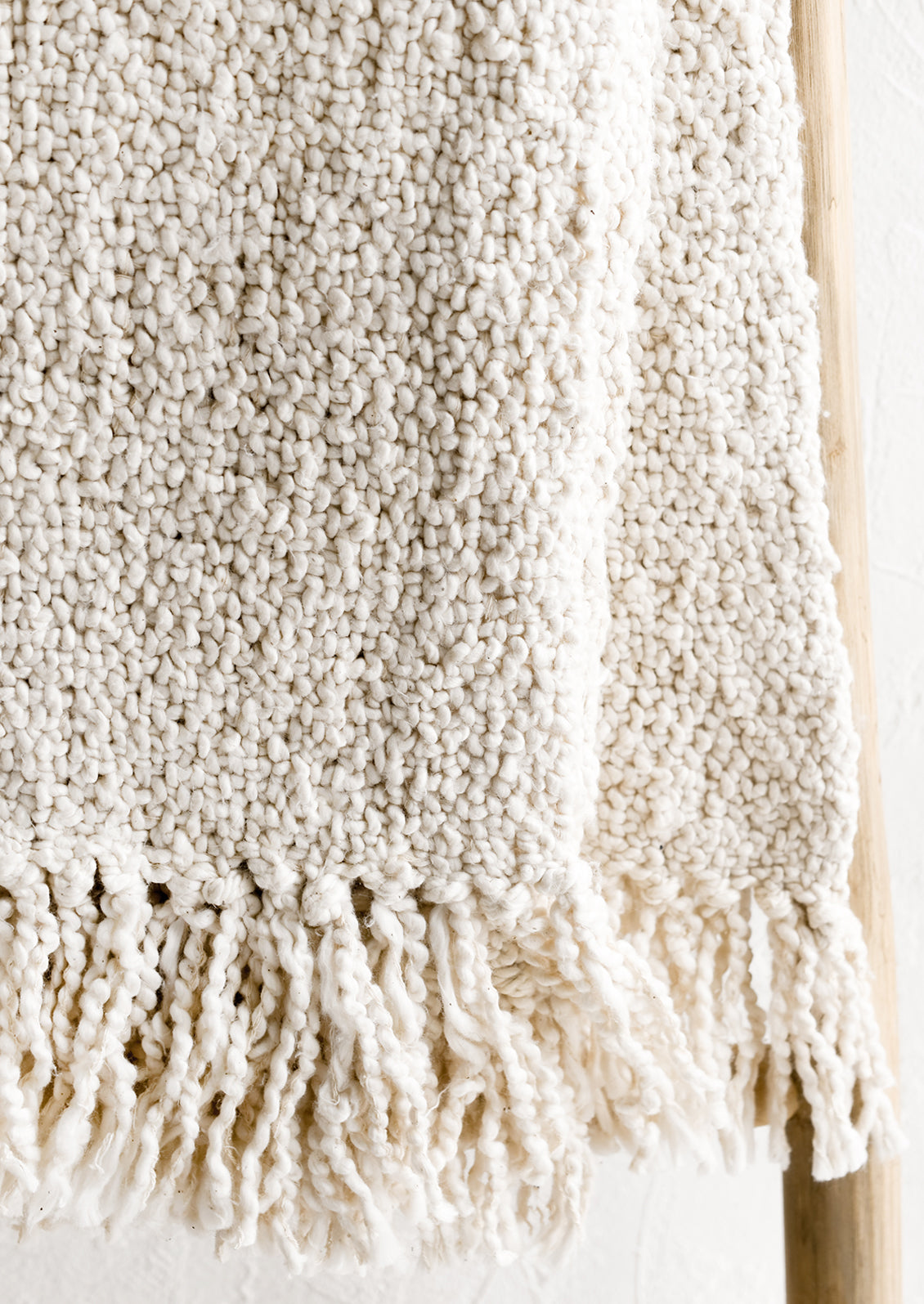 Boucle Weave Cotton Throw