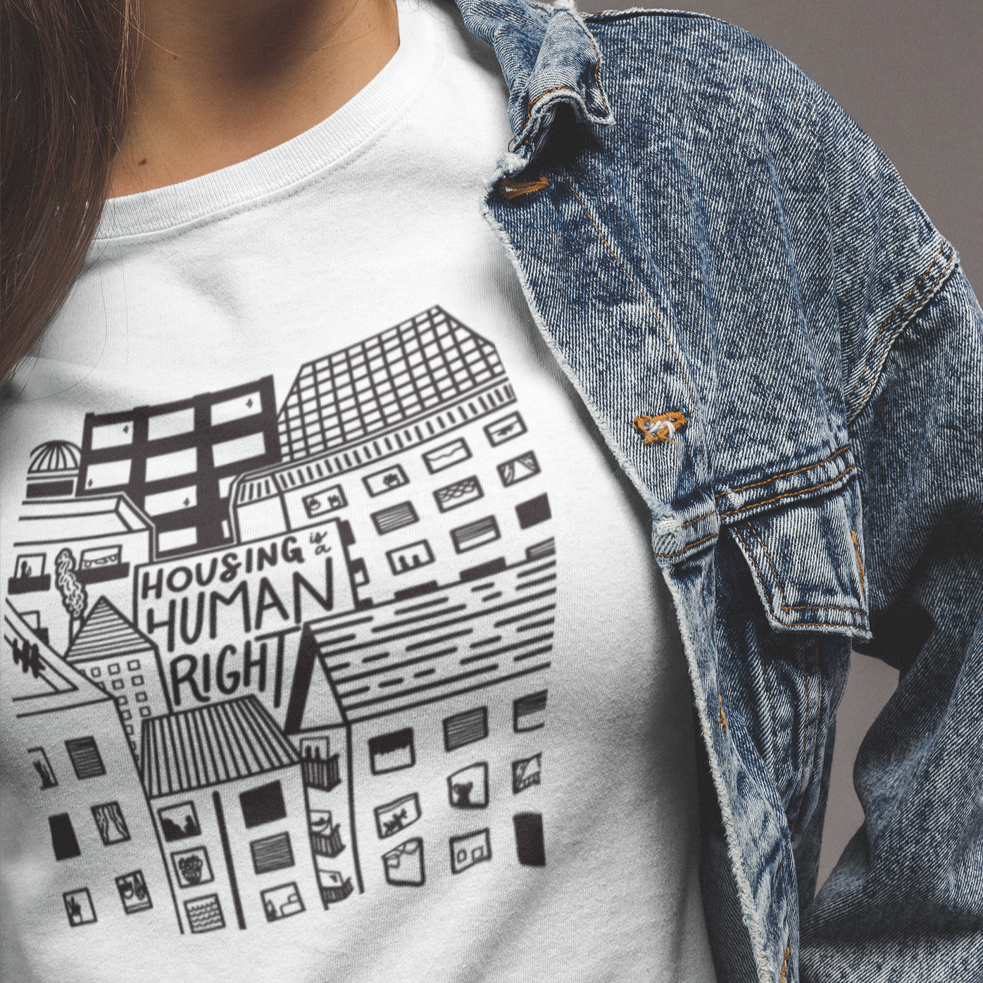 Housing Is A Human Right Unisex Tee