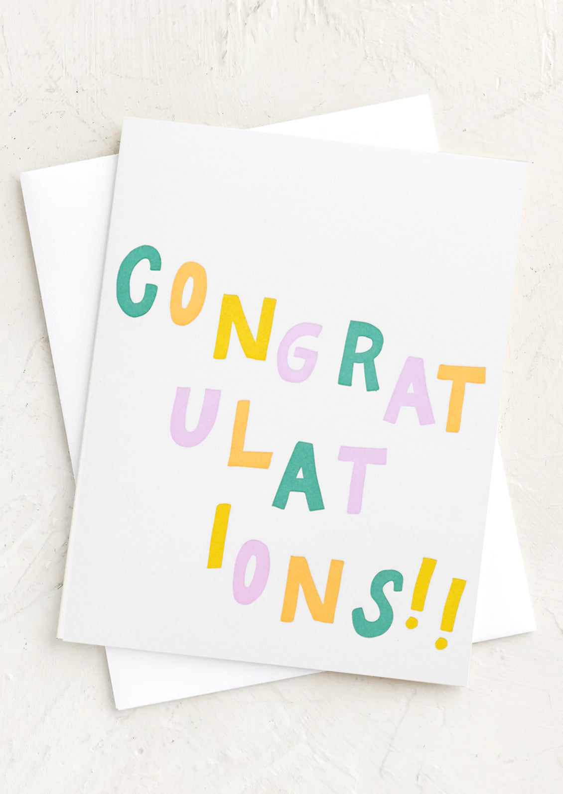 Colorful Congratulations Card