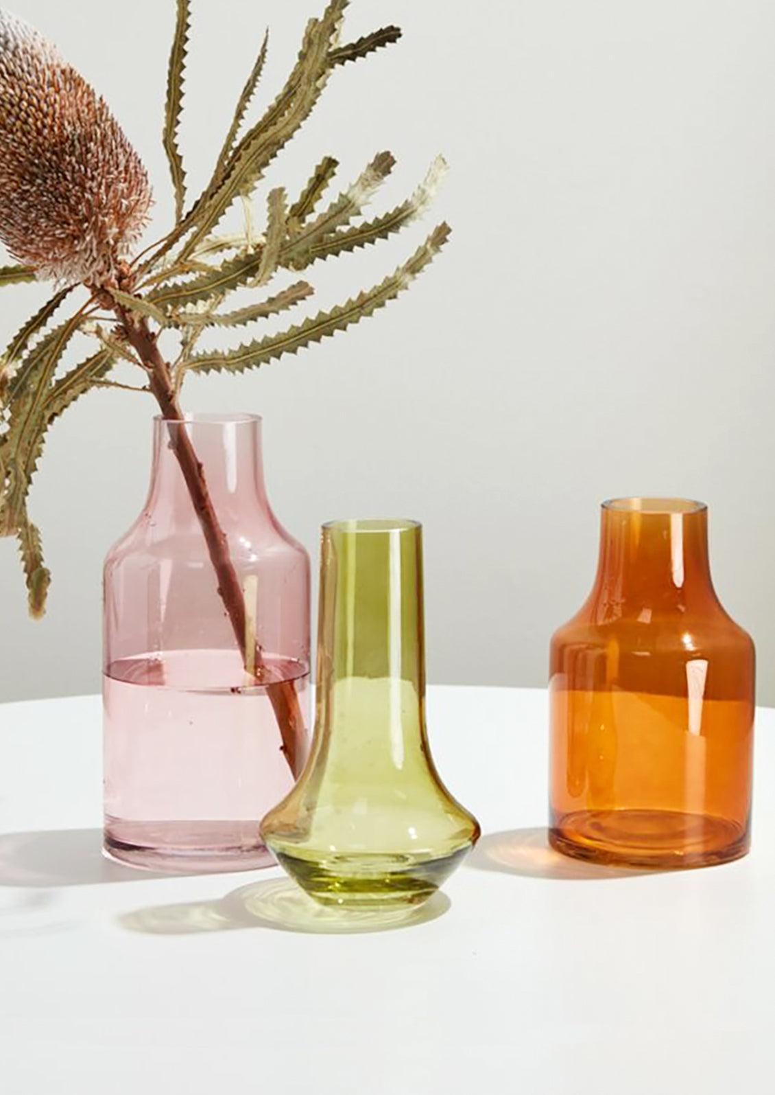 Color Tint Glass Vase