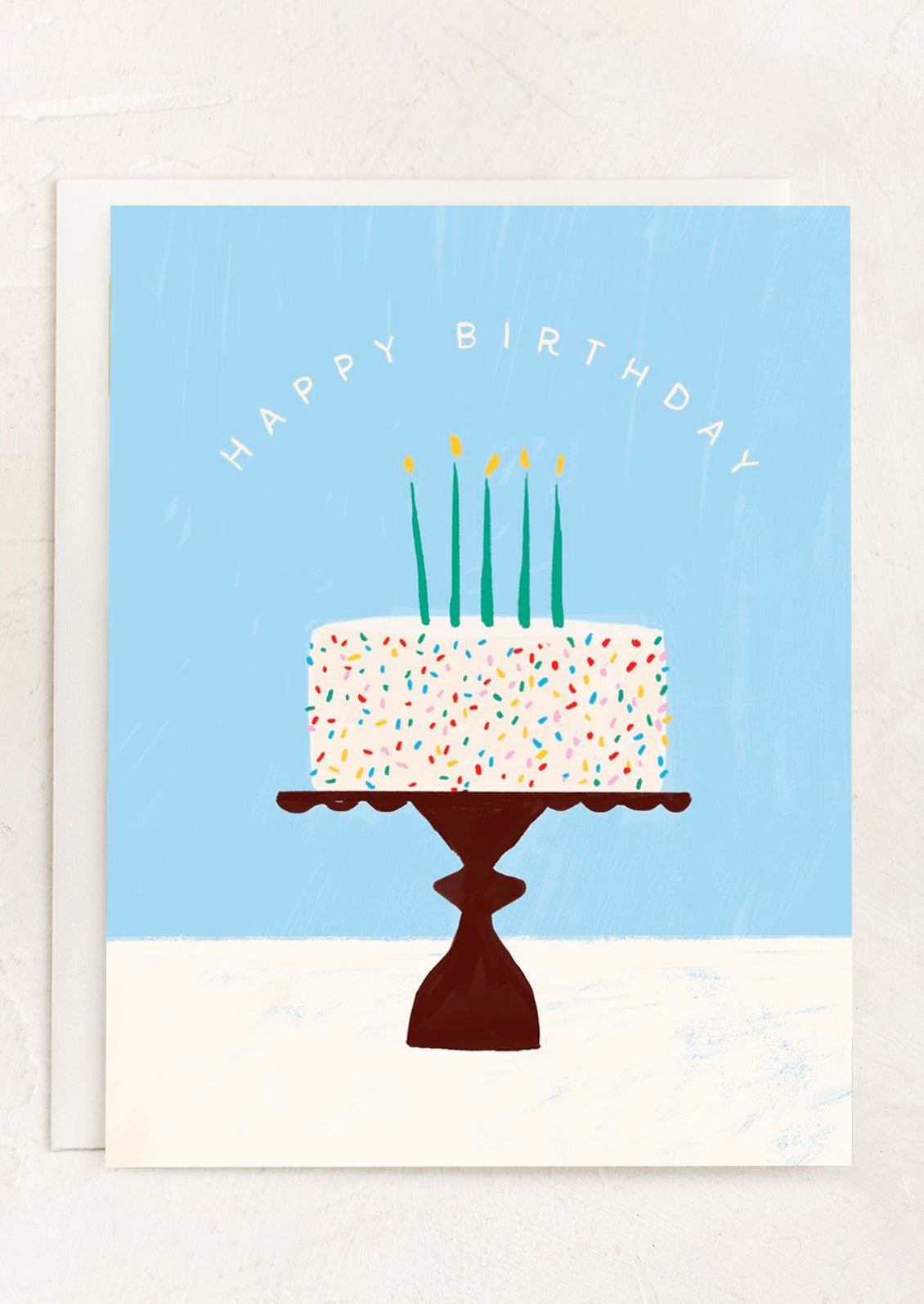 Confetti Cake Birthday Card