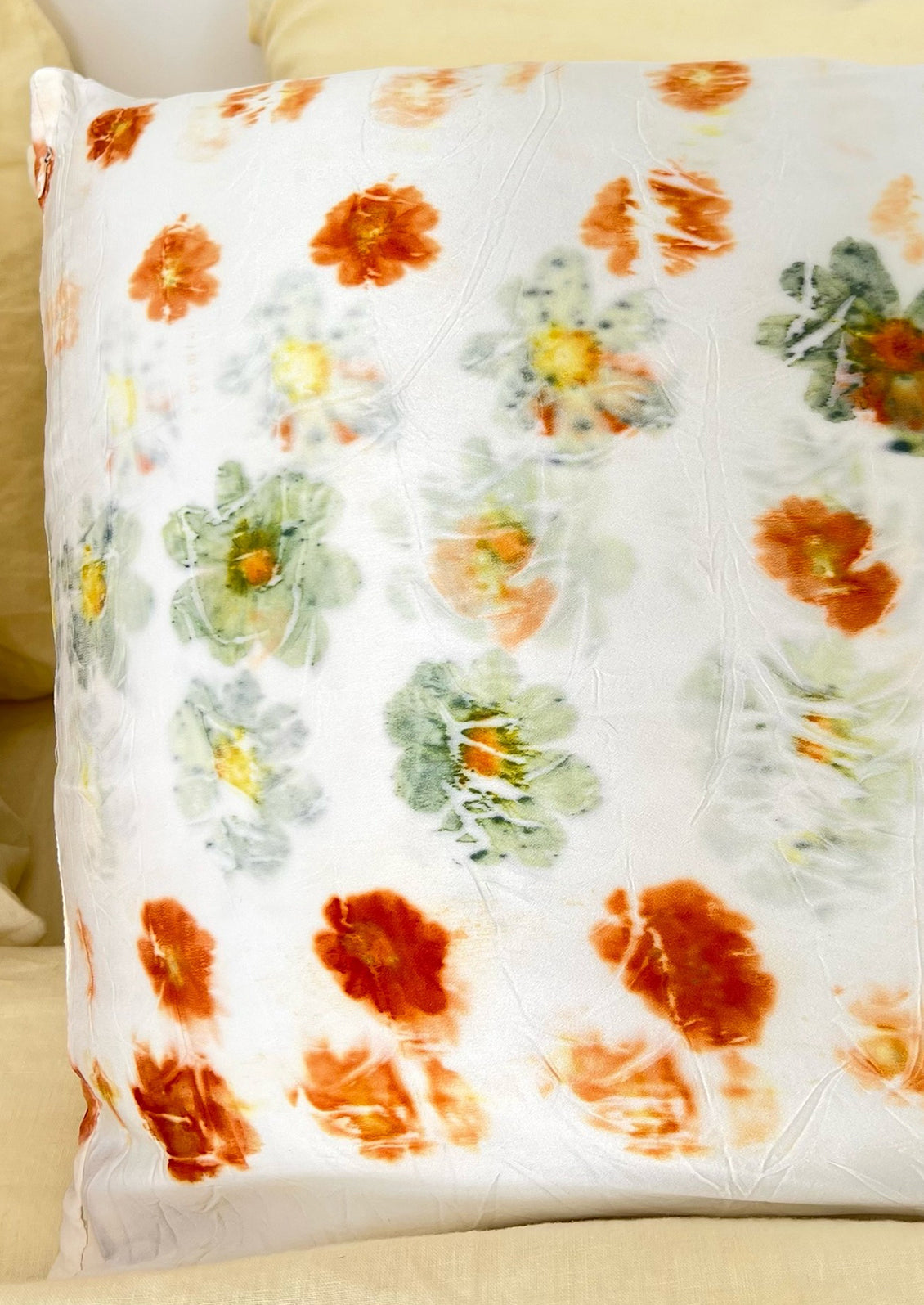 Botanical Dyed Silk Pillowcase