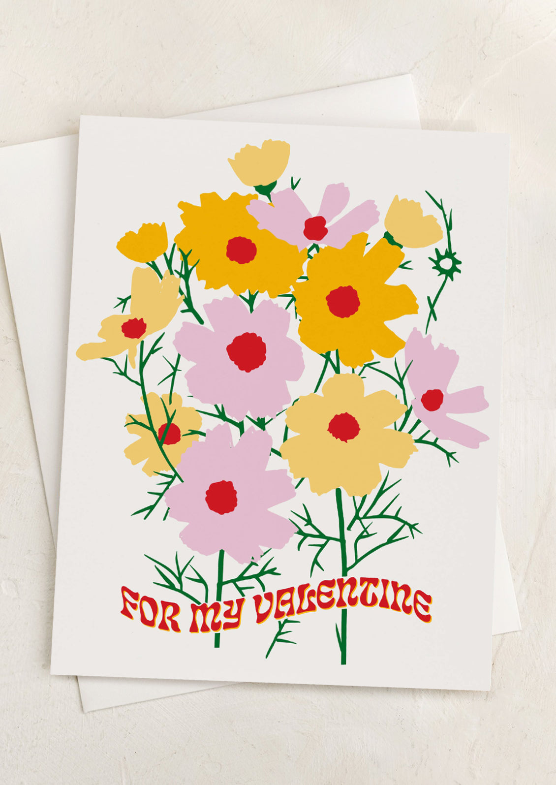Cosmos Valentine's Day Card