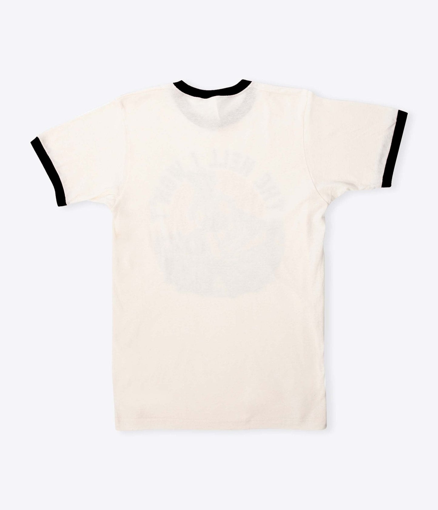 The Hell I Won't Black Collar Unisex Graphic Ringer Tee