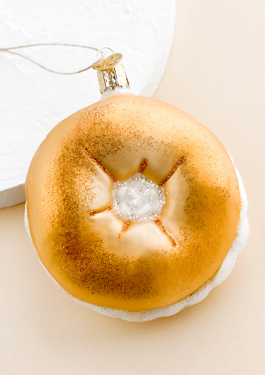Cream Cheese Bagel Ornament