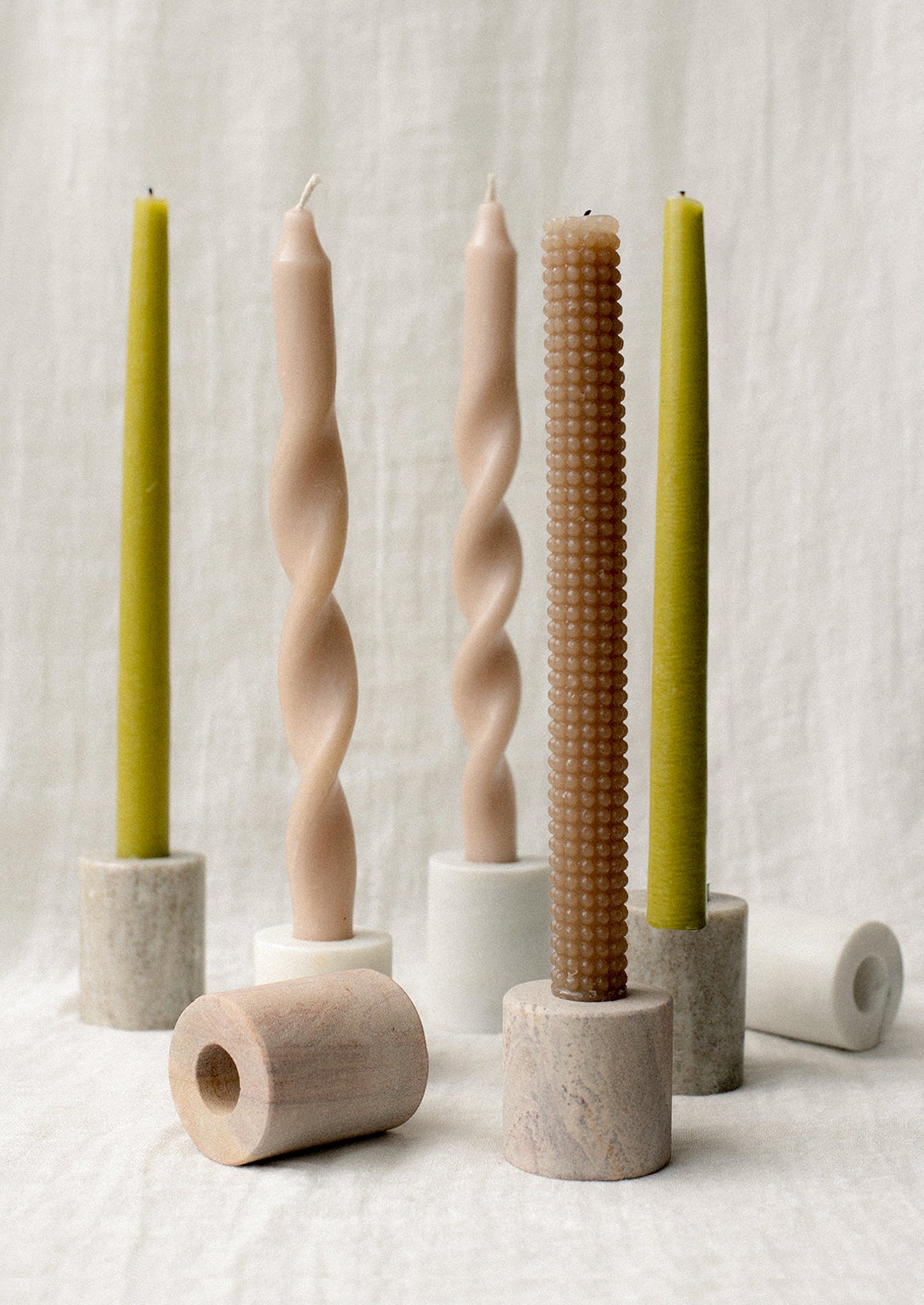 Cruces Stone Taper Holder