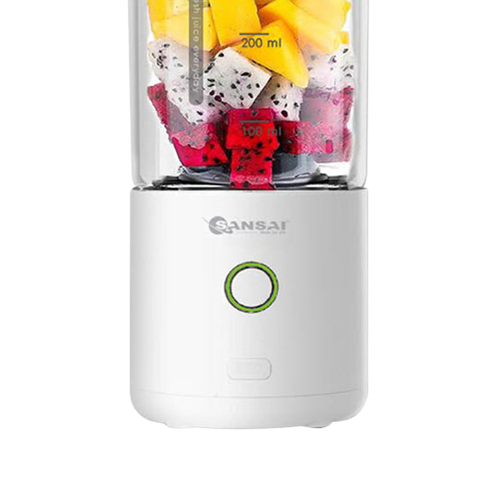 Sansai Portable Rechargeable Blender 470ml (White)
