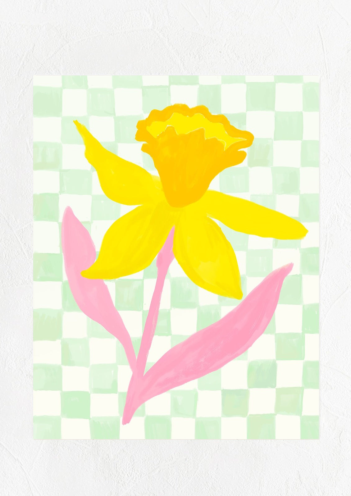 Daffodil Check Print