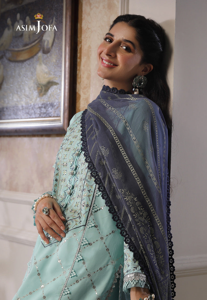 AJAI-18 EMBROIDERED CAMBRIC 3 PCS