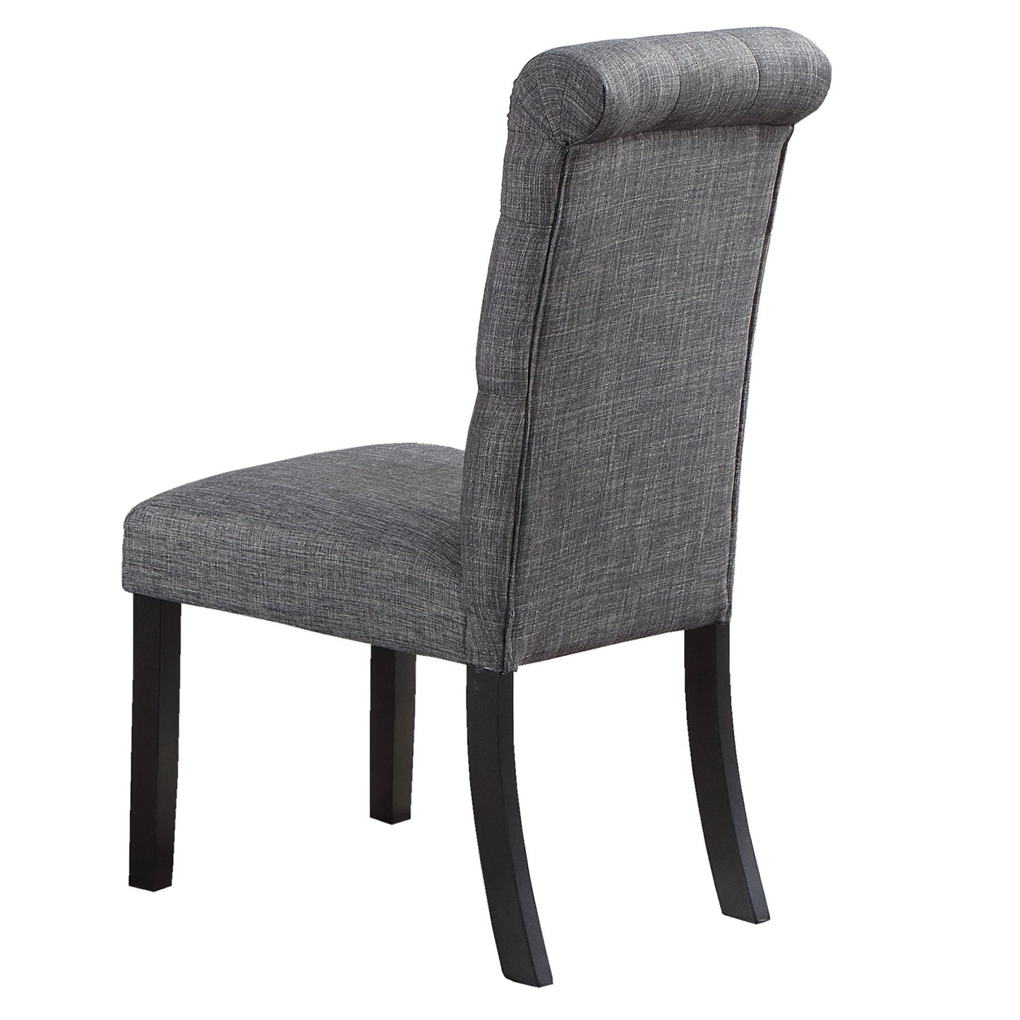 Dining Chairs with Plush Cushion and Tufted Back, Set of 2