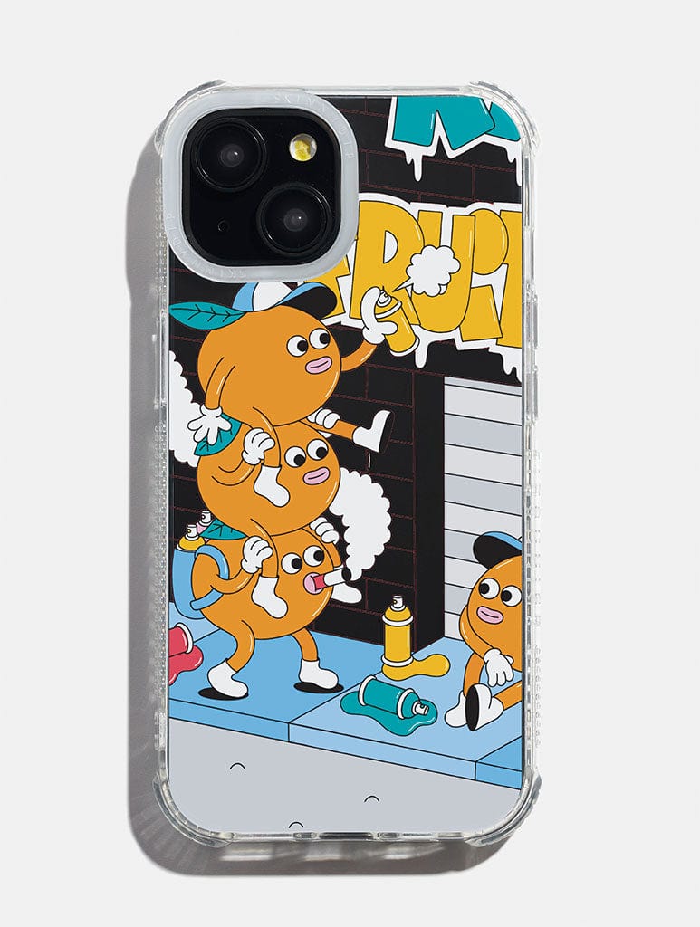 Dirty Pote x Skinnydip Orange Print Shock iPhone Case