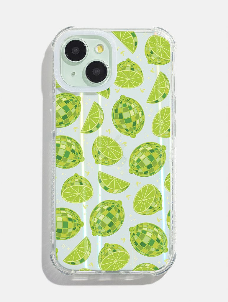 Disco Limes Shock iPhone Case