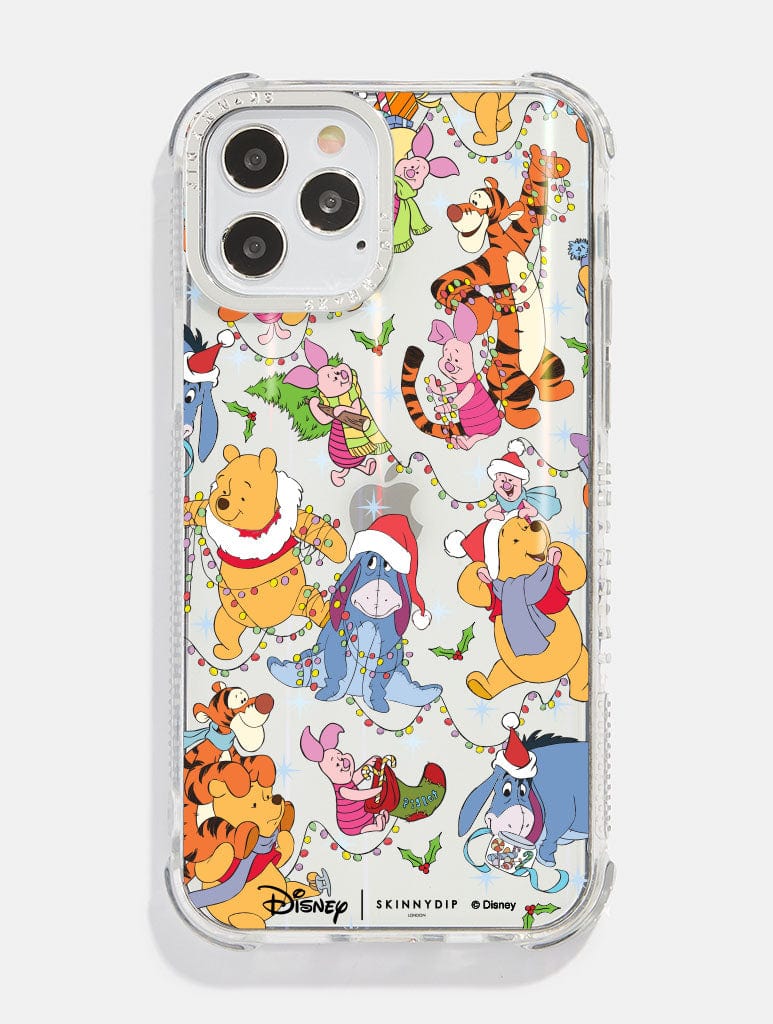 Disney Christmas Winnie the Pooh Shock iPhone Case