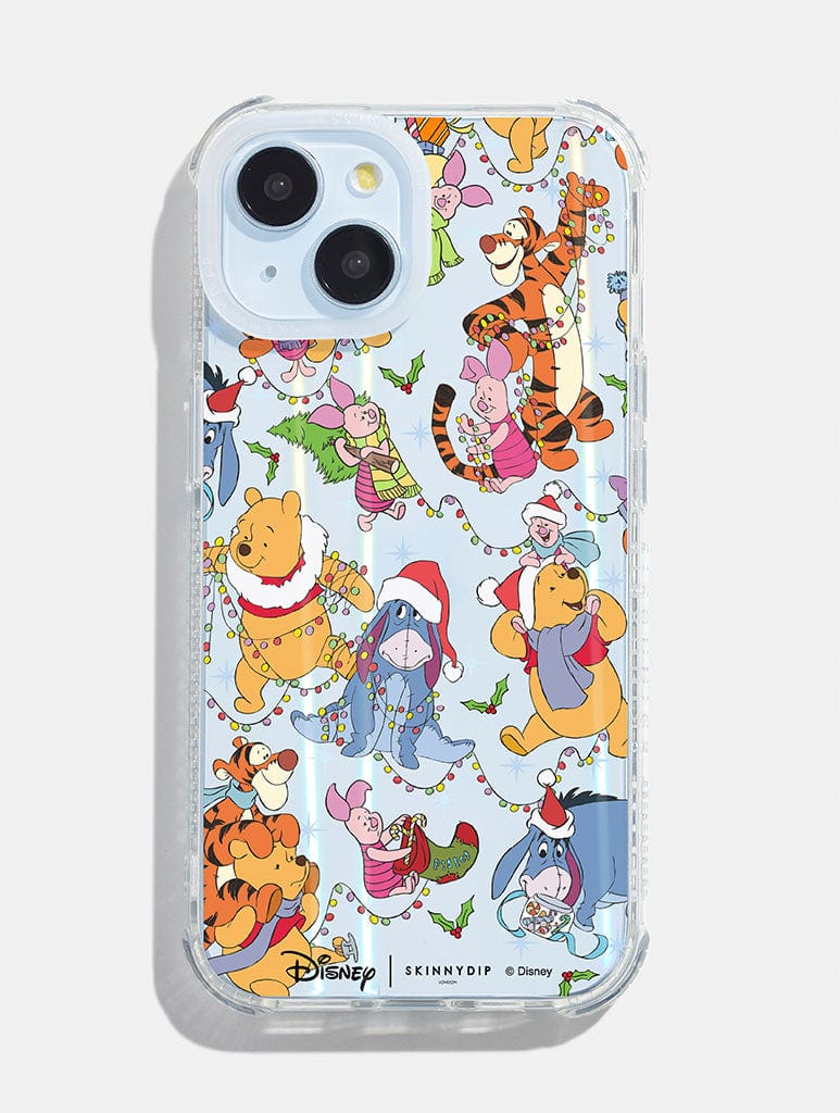 Disney Christmas Winnie the Pooh Shock iPhone Case