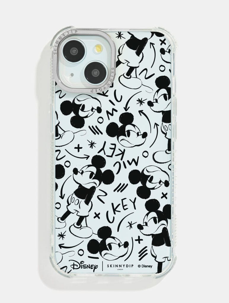 Disney Mickey Mouse Doodle Shock iPhone Case
