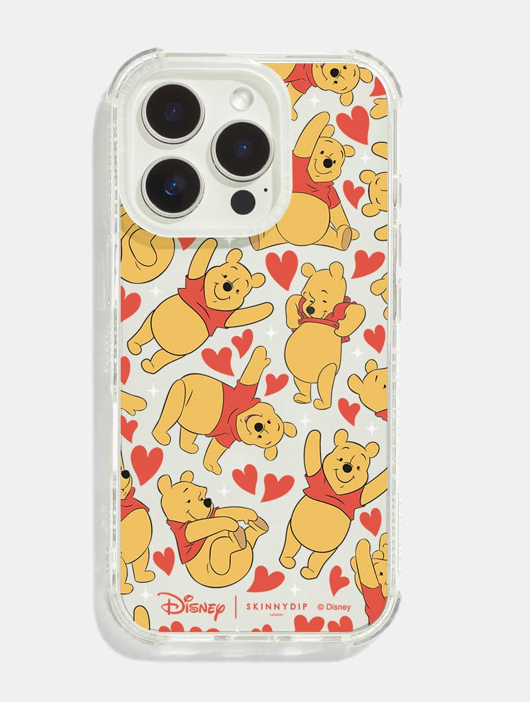 Disney Winnie The Pooh Hearts Shock iPhone Case