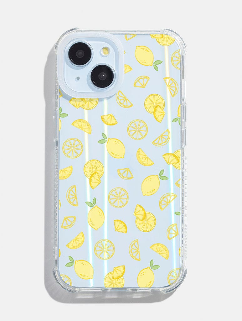 Ditsy Lemons Shock iPhone Case