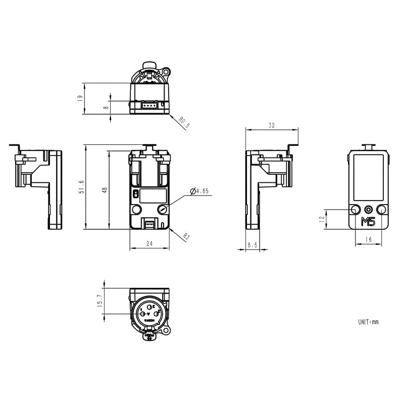 DMX Unit with Isolated RS-485 Transceiver (CA-IS3092W)