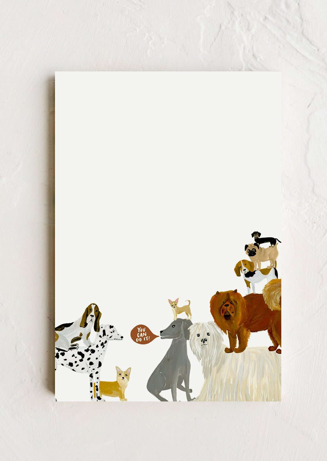 Dogs You Can Do It Notepad