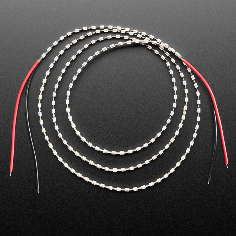 Double-Sided Single Color 12V LED Strip - Cool White 6000K - 1m