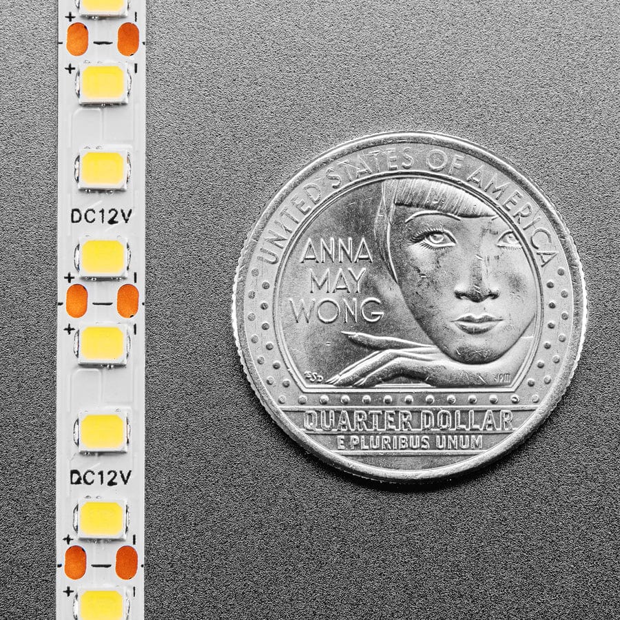 Double-Sided Single Color 12V LED Strip - Natural White 4500K - 1 meter