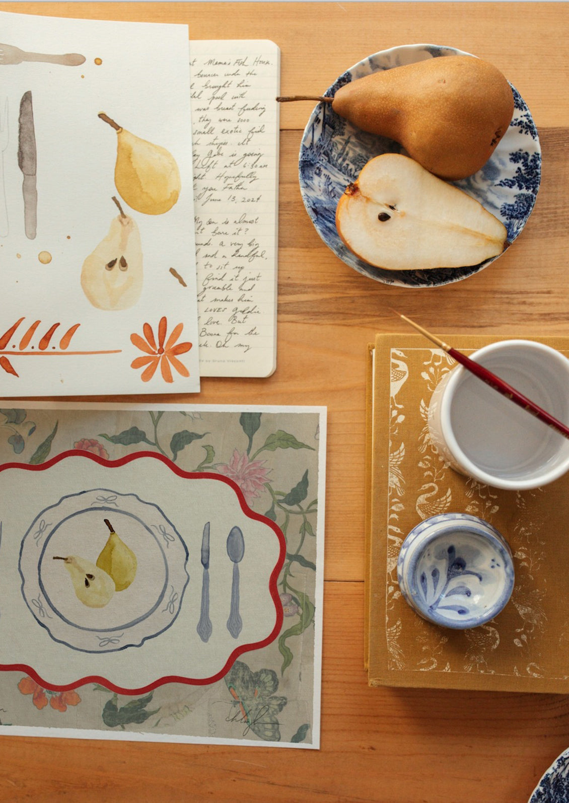 Pears For Dinner Print
