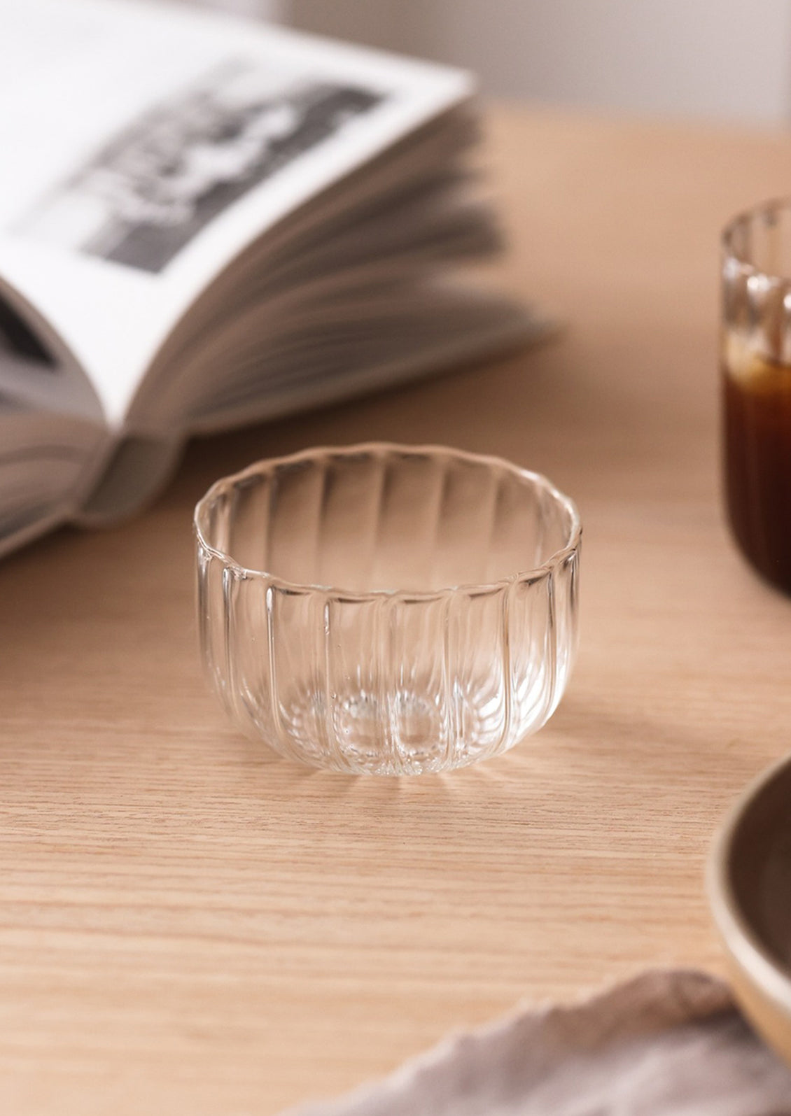 Otto Fluted Glass Bowl
