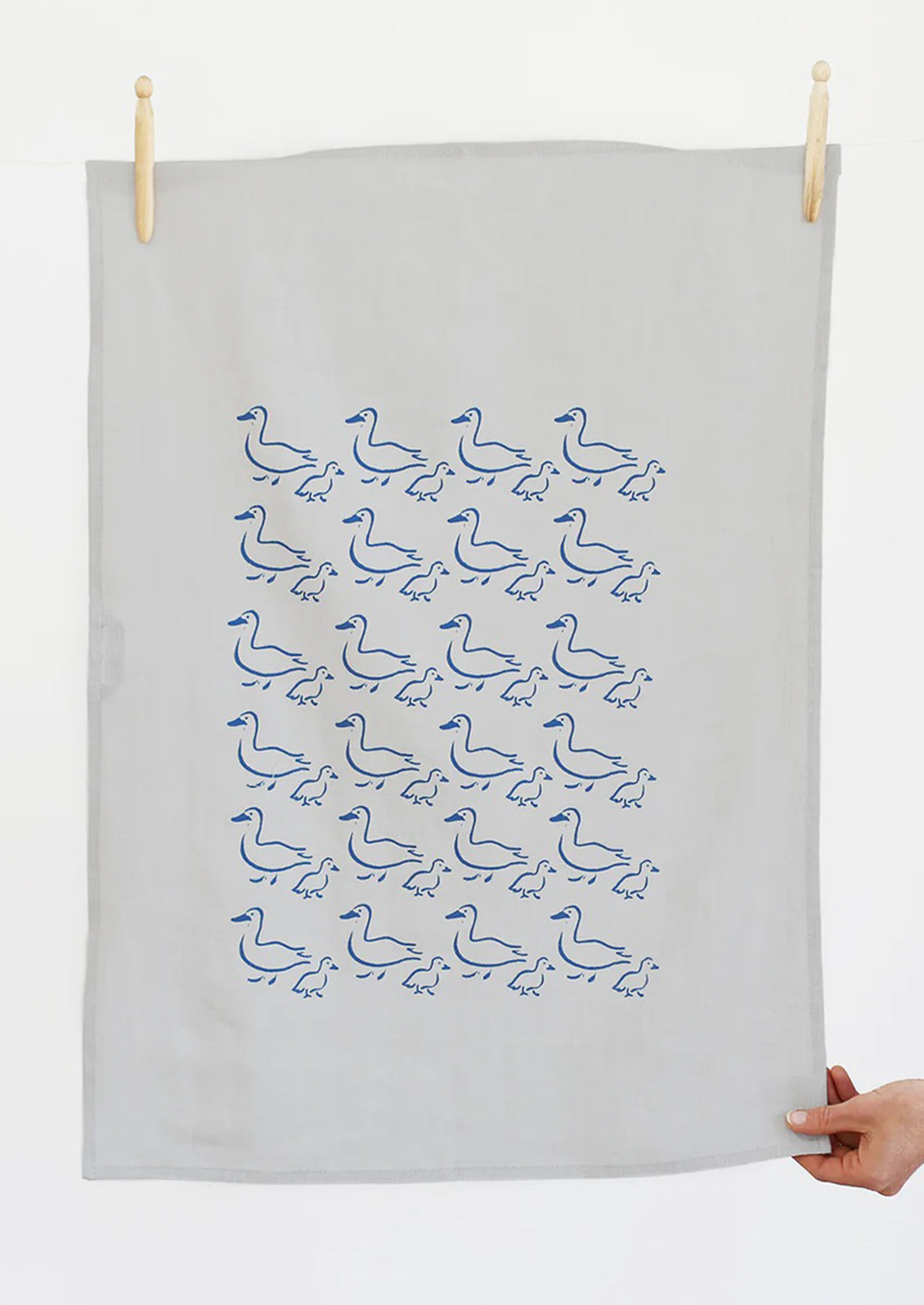 Ducks Linen Tea Towel
