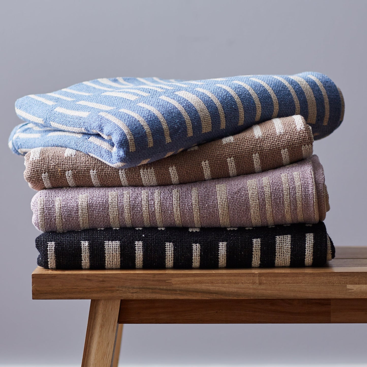 Dusty Lilac Urban Jacquard Throw