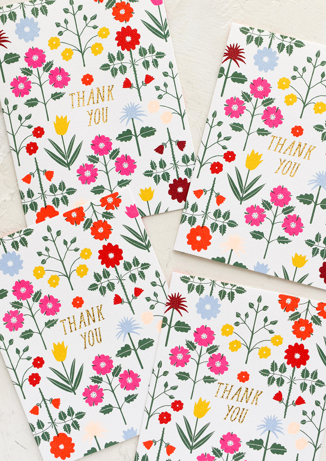 Dutch Floral Thank You Card