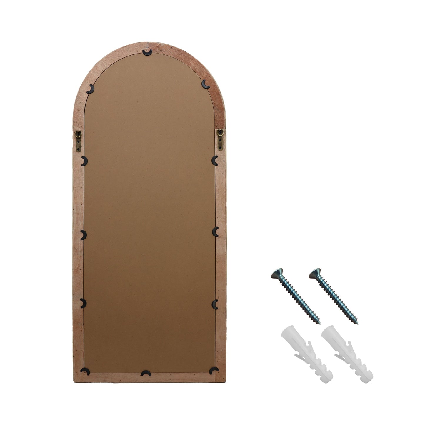 Arched Bamboo Wall Mirror