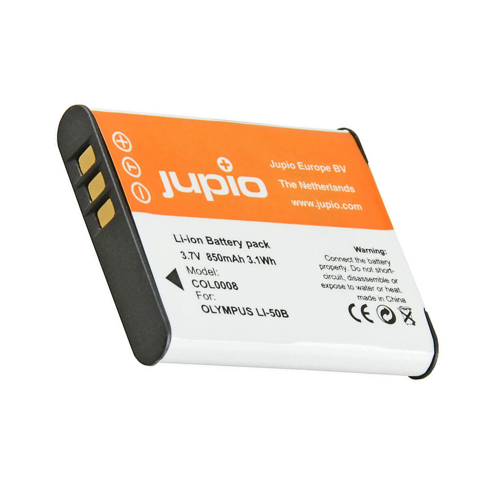 Jupio Li-Ion 3.7V 850mAh Rechargeable Battery For Olympus Li-50B Camera