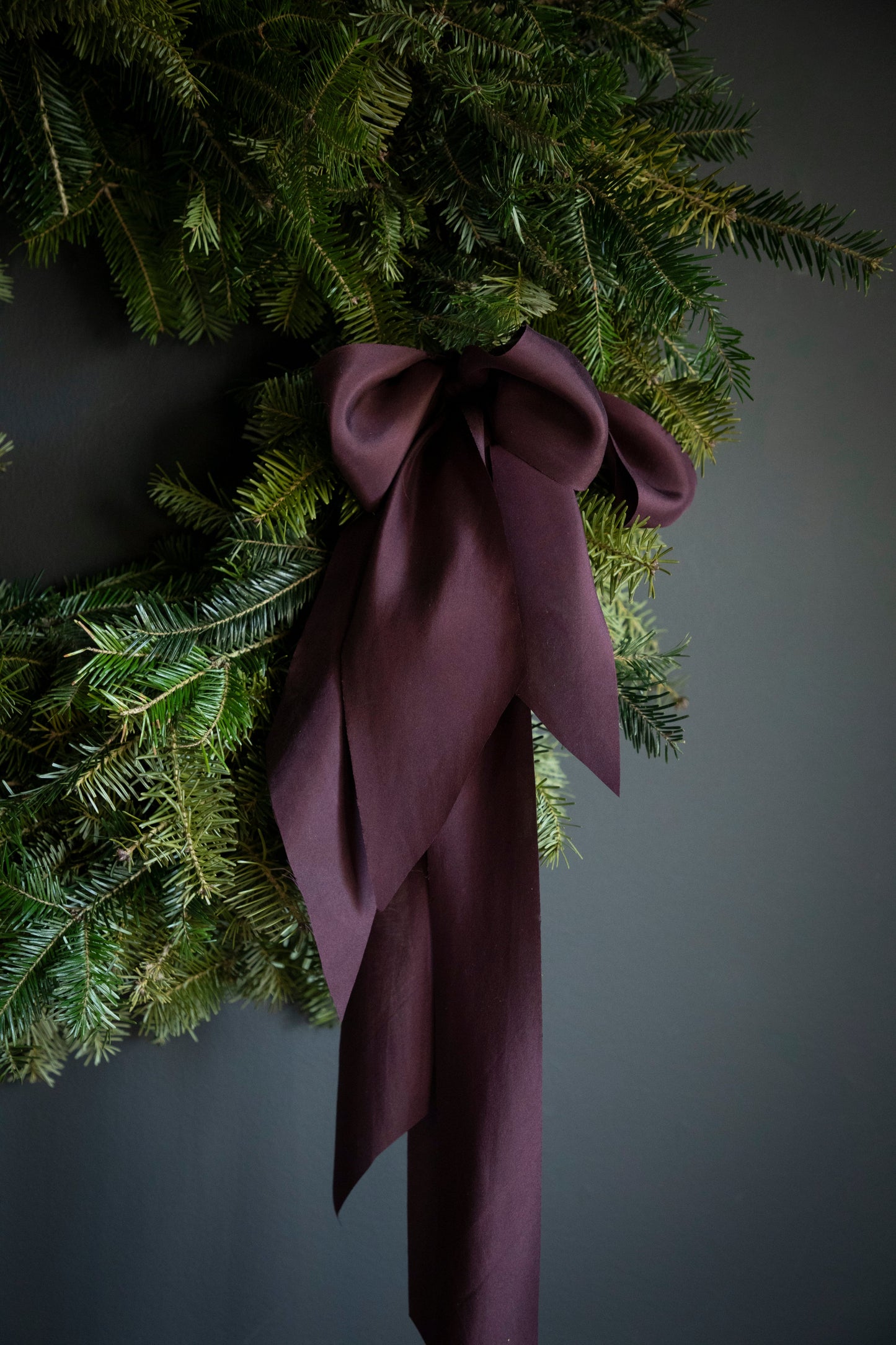 Eggplant Silk Ribbon