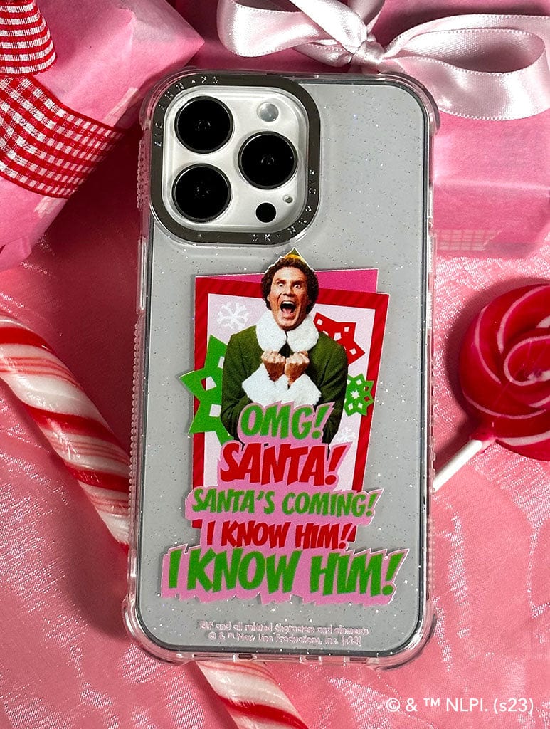 Elf x Skinnydip Santa, I Know Him! Shock iPhone Case