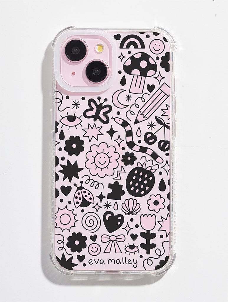 Eva Malley x Skinnydip Doodle Shock iPhone Case