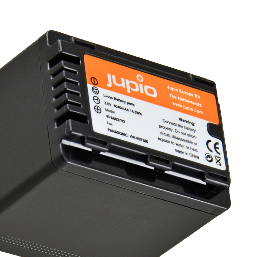 Jupio Li-Ion 3.6V 4040mAh Rechargeable Battery For Panasonic VW-VBT380 Cam