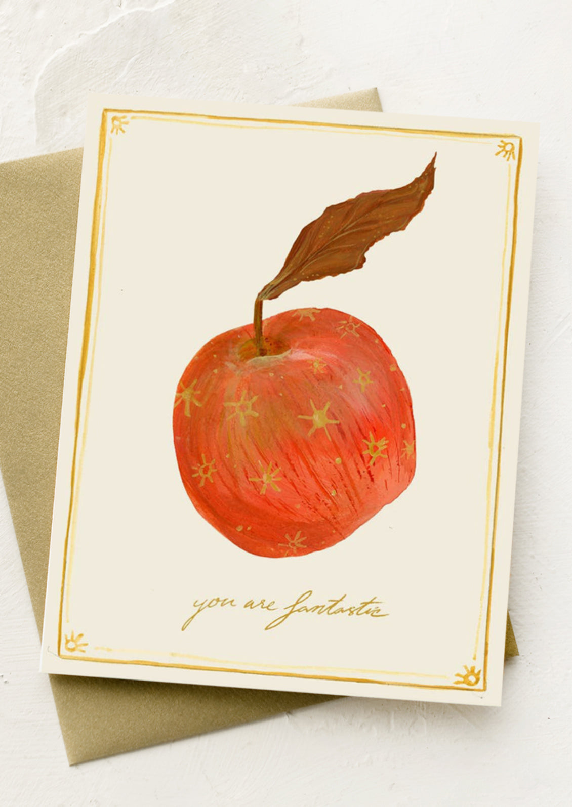 Apple You Are Fantastic Card