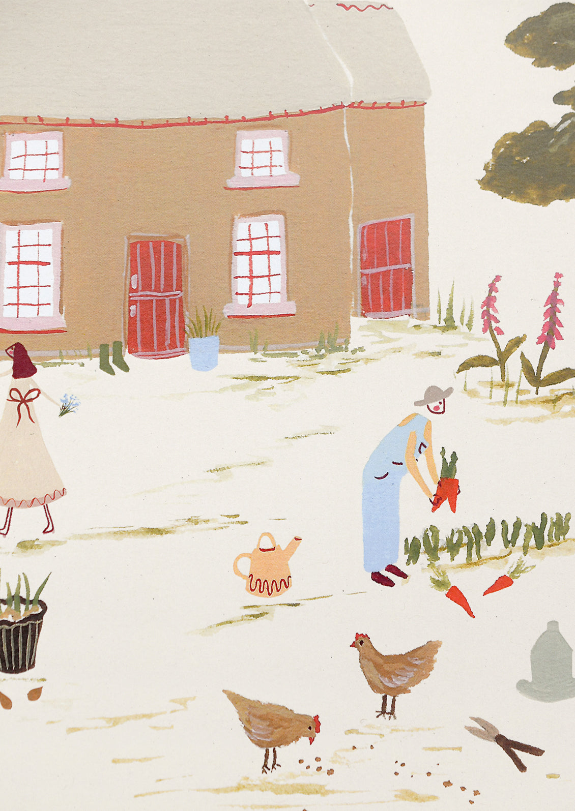 Down At The Farm Print