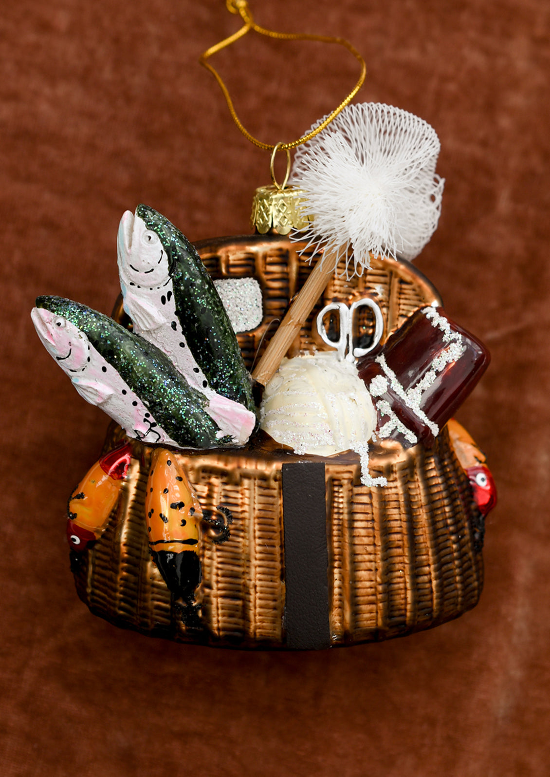 Fishing Creel Ornament