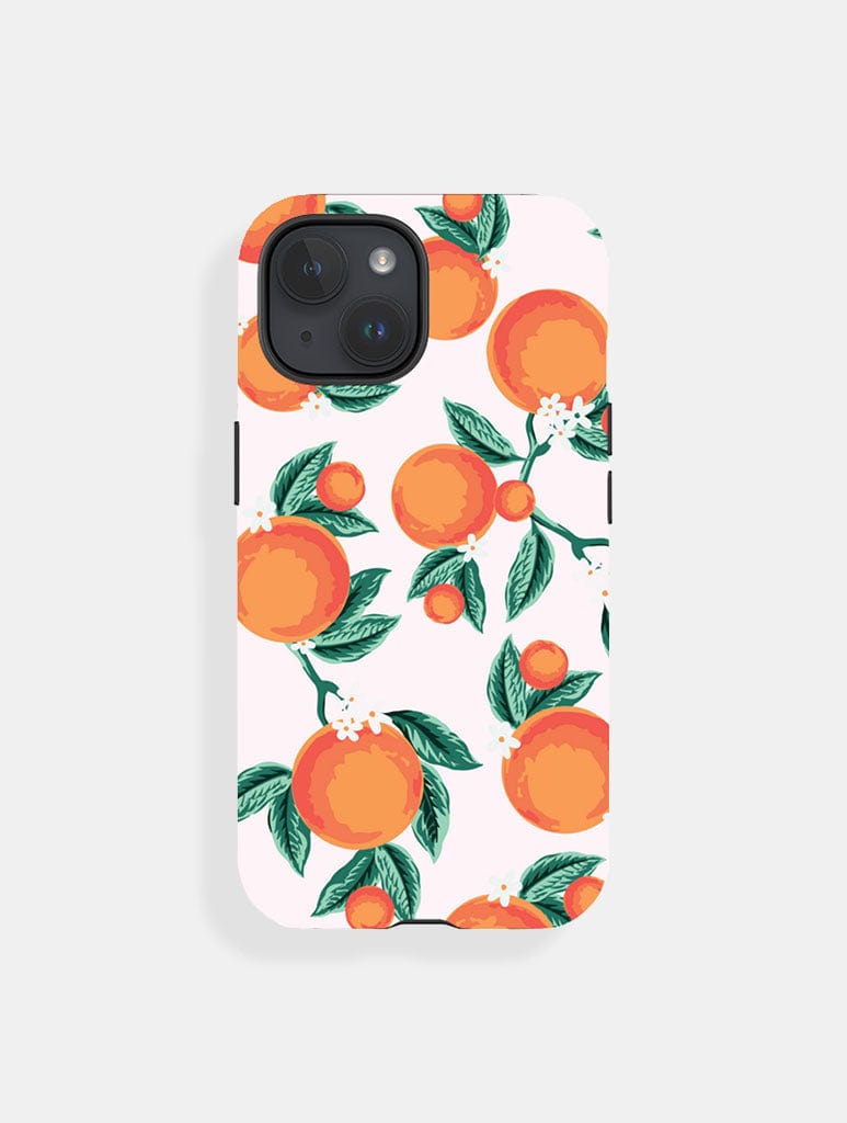 Floral Orange Ultra Protective iPhone Case