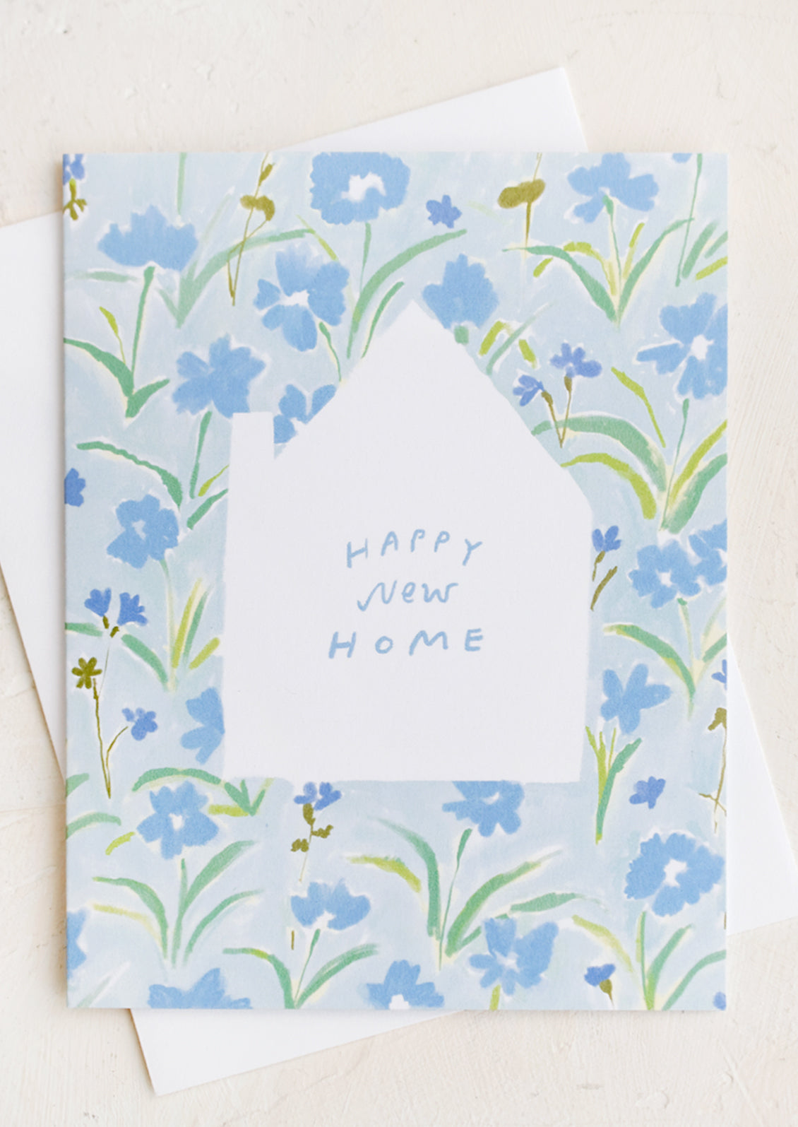 Floral Happy New Home Card