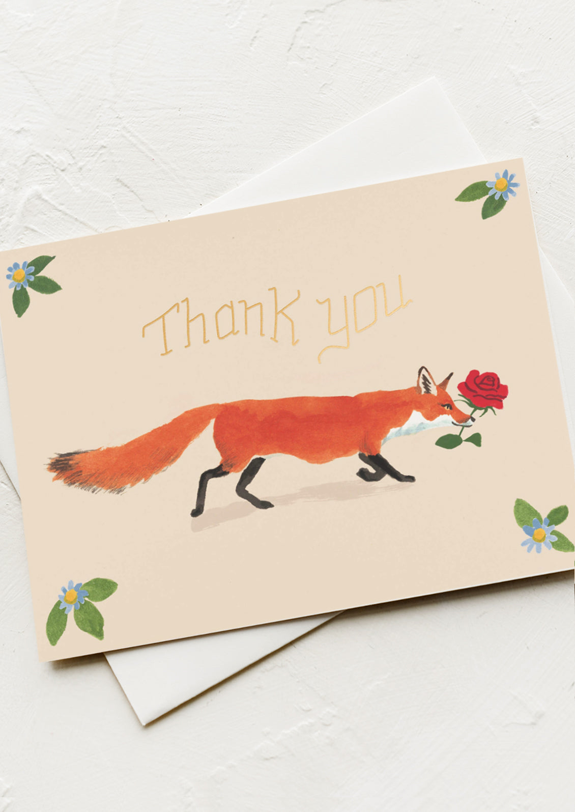 Fox Thank You Card