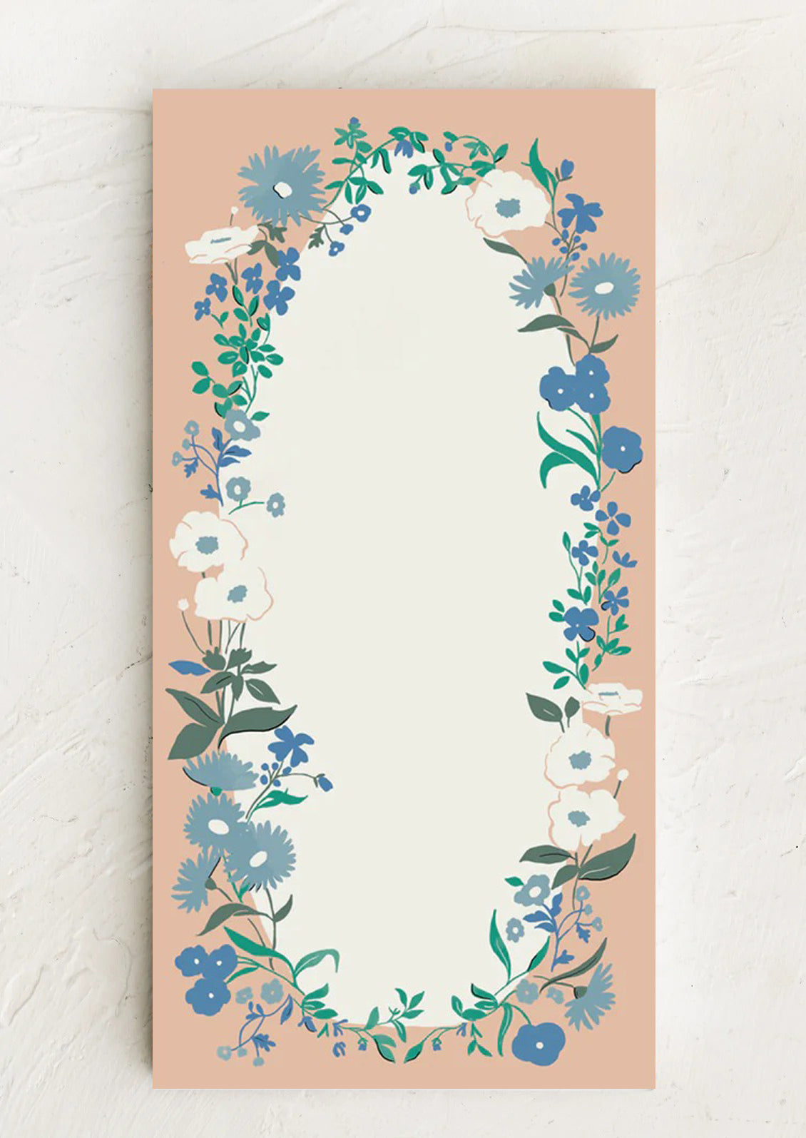 Framed Floral Notepad