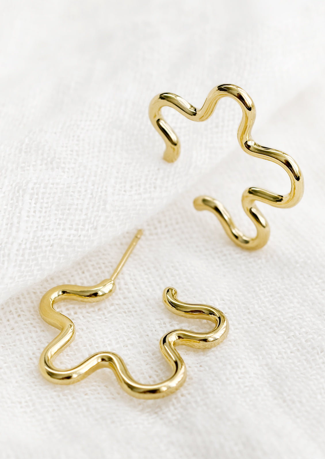 Freeform Floral Earrings