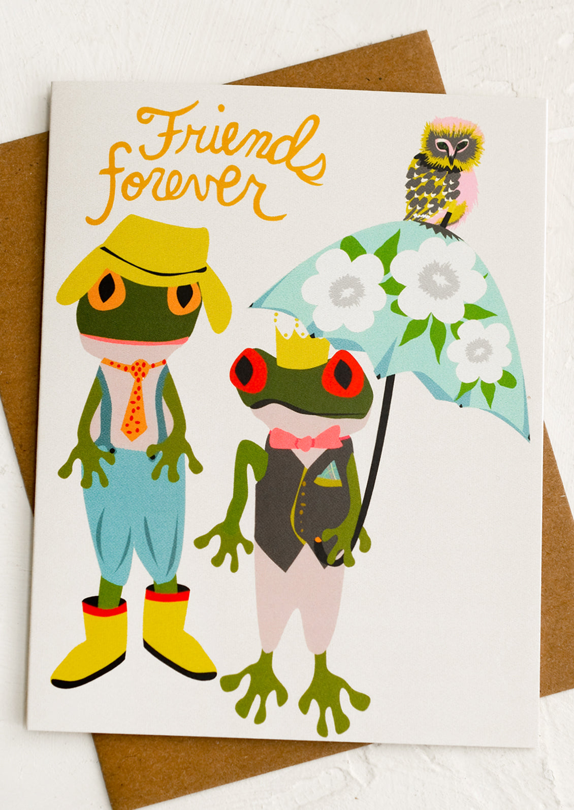 Frogs Friends Forever Card